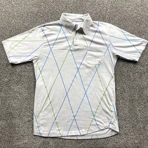686 Shirt Adult Large Polo Performance Argyle Pocket Stretch Golf Outdoor Men